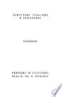 Pensieri di Carlo Cattaneo