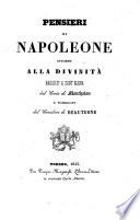 Pensieri di Napoleone intorno alla divinità raccolti a Sant'Elena