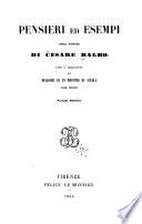 Pensieri ed esempi