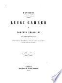 Pensieri intorno Luigi Carrer