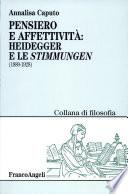 Pensiero e affettività