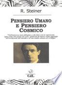 Pensiero umano e pensiero cosmico