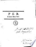 Per d. Anna Maria Perri [G. G.]