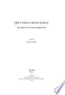 Per D'Arco Silvio Avalle