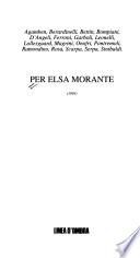 Per Elsa Morante (1993)