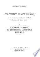 Per Federico Chabod (1901-1960)