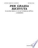 Per grazia ricevuta