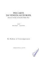 Per l'arte: Da Rubens al contemporaneo