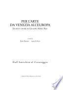 Per l'arte: Dall'antichità al Caravaggio