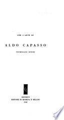 Per l'arte di Aldo Capasso