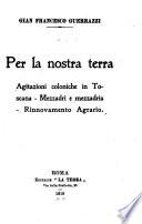 Per la nostra terra