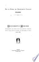 Per la storia del risorgimento italiano, Foligno