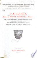 Per la storia e la filosofia delle matematiche