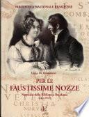 Per le faustissime nozze