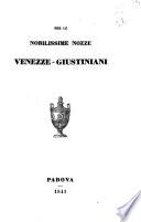 Per le nobilissime nozze Venezze-Giustiniani