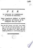 Per lo principe di Camporeale Pietro di Bologna. Nuove tumultuarie riflessioni in risposta all'allegazione del curatore de' secondogeniti della sua casa [Michele Maria Vecchioni]