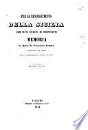 Per lo riconoscimento della Sicilia come stato sovrano ed indipendente