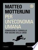 Per un'economia umana