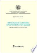 Per un'indagine sul principio Conceptus pro iam nato habetur
