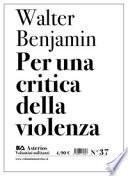 Per una critica della violenza