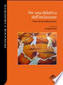 Per una didattica dell'inclusione. Prove di formalizzazione
