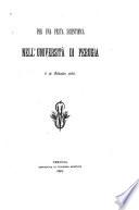 Per una festa scientifica nell'Università di Perugia il 18 settembre 1890