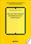 Per una psicoterapia fenomenologico-esistenziale