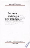 Per una sociologia dell'infanzia