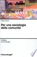 Per una sociologia della comunità