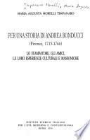 Per una storia di Andrea Bonducci (Firenze, 1715-1766)
