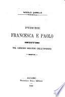 Perchè Francesca e Paolo indivisi nel cerchio secondo dell' Inferno?