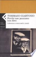 Perché non possiamo non dirci