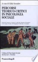 Percorsi teorico-critici in psicologia sociale