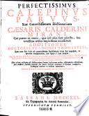 Perfectissimus Calepinus parvus, sive correctissimum dictionarium Caesaris Calderini Mirani