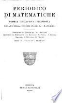 Periodico de matematiche
