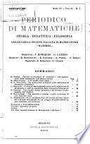 Periodico di matematiche