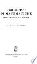 Periodico di matematiche