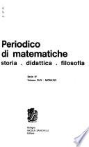 Periodico di matematiche