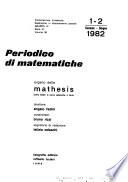 Periodico di matematiche