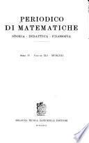 Periodico di Matematiche [Series 4]