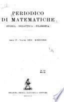 Periodico di Matematiche [Series 4]