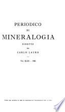Periodico di mineralogia