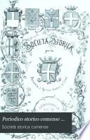 Periodico storico comense ...