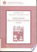 Permanenze dell'interpretazione civile