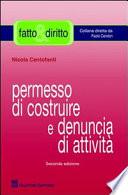 Permesso di costruire e denuncia di attività