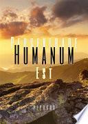 Perseverare Humanum Est