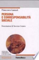 Persona e corresponsabilità sociale