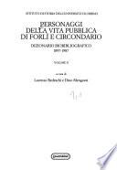 Personaggi della vita pubblica di Forlı̀ e circondario