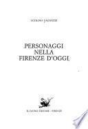 Personaggi nella Firenze d'oggi