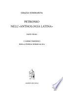 Petronio nell'Anthologia latina